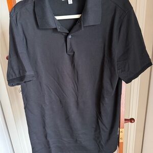 Banana Republic Luxury Touch Polo – Black, 100% Cotton